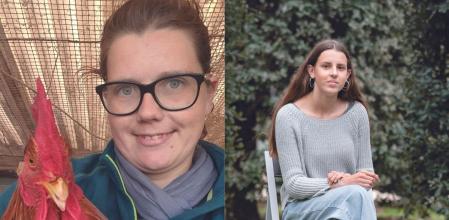 Anna Corbalan y Anna Cabrespina.