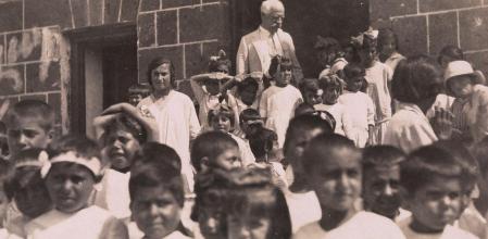 Nansen, en Armenia, en 1925.