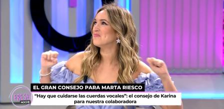 Marta Riesco ha tenido un estreno triunfal como cantante.