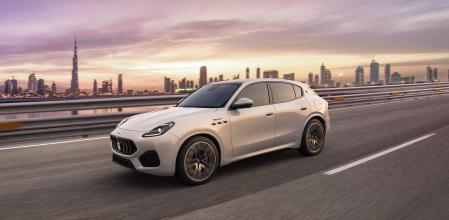 El Grecale está disponible con una completa variedad de motores: combustión interna convencional, sistema híbrido y, un año más tarde, eléctrico&nbsp;