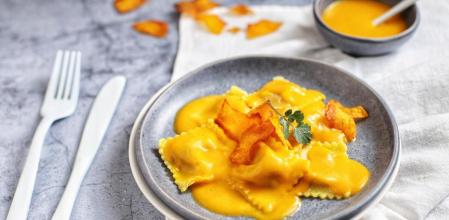 Raviolis de calabaza