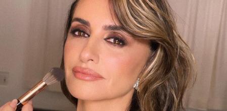 Penélope Cruz con su maquillaje para la gala de los Oscar