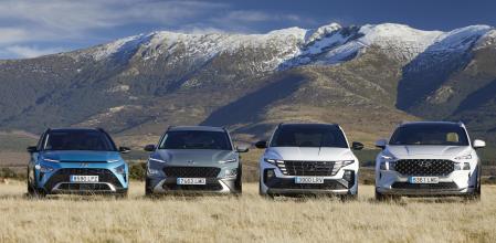 La gama de modelos SUV de Hyundai está compuesta por el Bayon, Kona, Tucson y Santa Fe