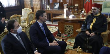 Pedro Sánchez Mohamed VI Rabat