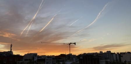 Atardecer en Barcelona.