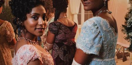 Las hermanas Edwina y Kate Sharma son las protagonistas de la segunda temporada de 'Los Bridgerton'