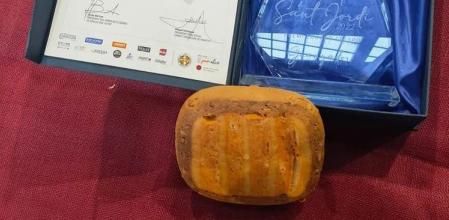 El pan de Sant Jordi ganador del panadero Pau Carranza