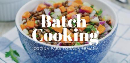 Batch cooking, el menú semanal de José Baig