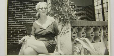 Anna Murià a Cuernavaca durant el su exili mexicà