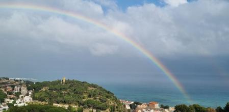 Arco iris en Caldes d’Estrac.