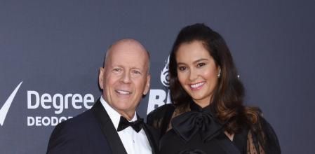 Actor Bruce Willis and Emma Heming at