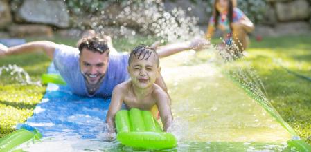 Juegos de agua para el jardín de casa.