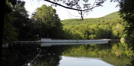 Pantano de Santa Fe del Montseny.