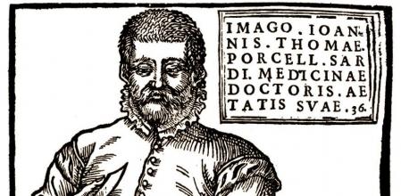 Retrato de Juan Tomás Porcell practicando una autopsia.