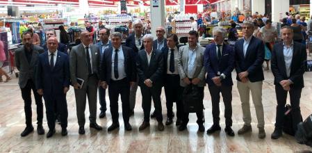 La junta directiva del Barcelona en La Jonquera