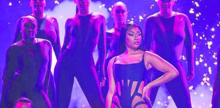 Megan Thee Stallion performs during the 2022 Billboard Music Awards at MGM Grand Garden Arena in Las Vegas, Nevada, U.S. May 15, 2022. REUTERS/Mario Anzuoni
