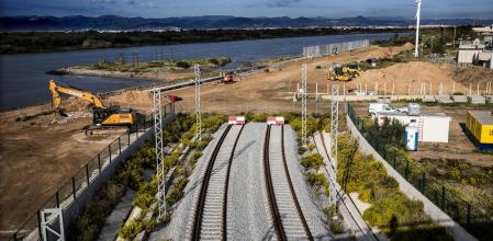 La conexión ferroviaria al aeropuerto, interrumpida