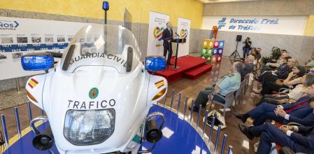 El ministro del Interior, Fernando Grande Marlaska, durante la presentación de la Estrategia de Seguridad Vial 2030