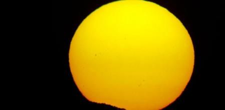 Manchas solares vistas desde Gurb.