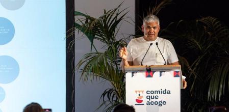 El chef Nandu Jubany ha sido uno de los ponentes en el Summit de la Gastronomía 'Comida que acoge' del Basque Culinary celebrado en Girona