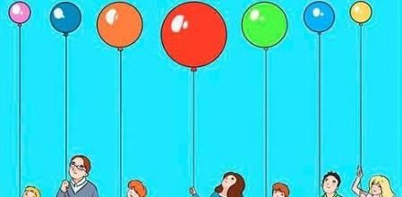 Reto visual: ¿Eres capaz de averiguar en cinco segundos cuál de estos globos está más alto?