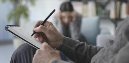 En la consulta del psicólogo