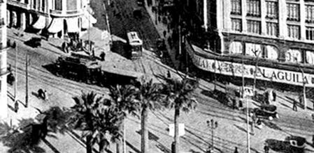Almacenes El Águila a mediados del siglo XX.