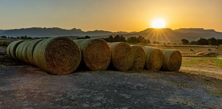 Amanecer tórrido en Manlleu.