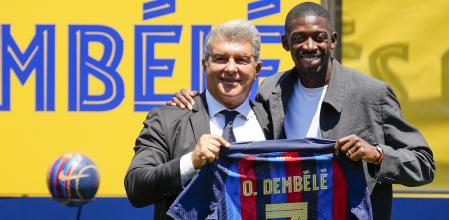 Presentación de Dembélé