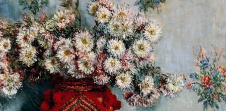 'Crisantemos', Monet, 1878, Musée d'Orsay