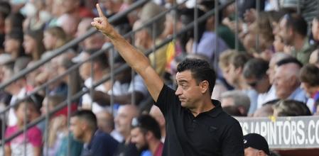 Xavi dirigió el partido del Olot del pasado miércoles