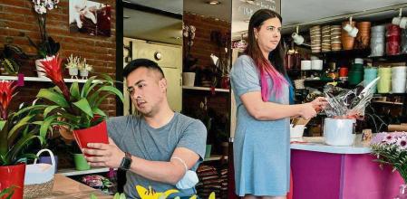 FOTO ALEX GARCIA NUEVAS FLORISTERIAS. UKE FLORS DE LA PL JOANIC 2022/05/09