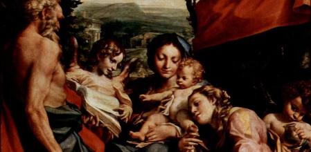 Obra de Correggio: 'La Virgen de San Jerónimo' (1527-1528), en la Galería Nacional de Parma.