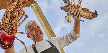 Nandu Jubany en su restaurante Es Codol Foradat