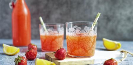 Limonada de fresas