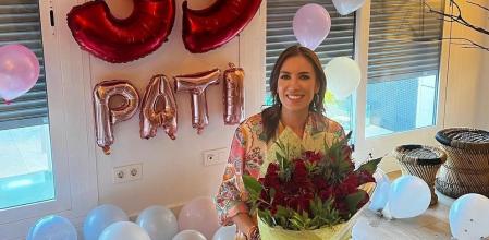 Christian Gálvez contó con la ayuda de las pequeñas Aurora y Sofía para preparar la fiesta.