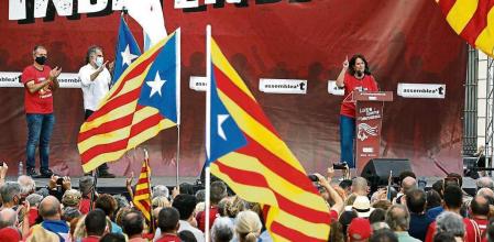 11 - 09 - 2021 / Barcelona / diada / zona laietana born / foto Llibert Teixidó paluzie