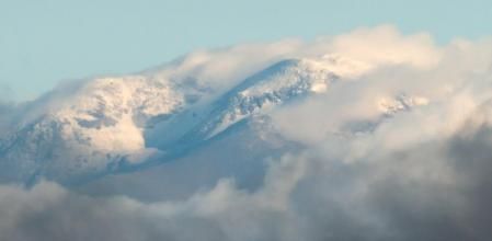 Primera nevada del otoño en el Pirineo.