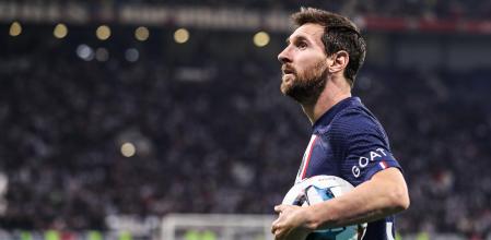 Leo Messi disputando un partido con el PSG el pasado 18 de septiembre