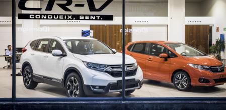 Un concesionario de coches en Barcelona