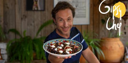 Crumble de higos y arándanos de Gipsy Chef