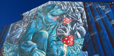 Una de las obras de Werens en la localidad catalana de Monistrol de Calders