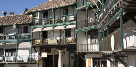 Plaza Mayor de Chinchón, en la localidad de Chinchón.