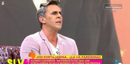 Alonso Caparrós se ha enfadado con las palabras del actor.