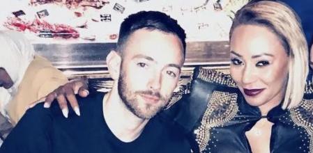 Mel B junto a su prometido, Rory McPhee, quien un día fue su peluquero