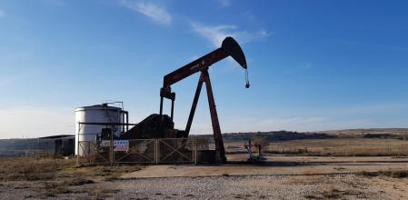 emisiones cero campo de petróleo