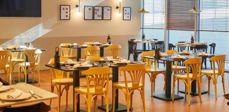 El interior del nuevo restaurante Per feina