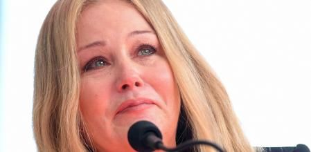 Christina Applegate esta semana en la celebración de su estrella en el Paseo de la Fama.