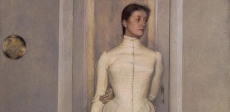 Portrait de Marguerite Khnopff, Fernand Khnopff, 1887.