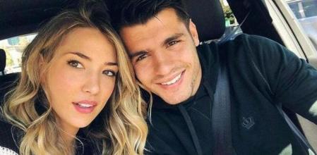 Morata y Campello (Instagram)